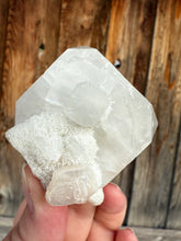 Load image into Gallery viewer, Twinned Apophyllite + Pearl Heulandite • Maharashtra, India