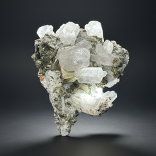 Load image into Gallery viewer, 3.5” New Find: Huanzala Mine Peru Sphalerite + Chalcopyrite + Apatite + Calcite + Quartz | Collector Display Specimen