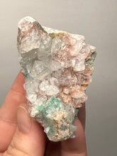 Load image into Gallery viewer, Green Apophyllite on Red & Green Heulandite – Deccan Traps, Maharashtra, India