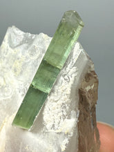 Load image into Gallery viewer, Lime Green Tourmaline on Matrix– Pegmatite Mineral Specimen from Pakistan