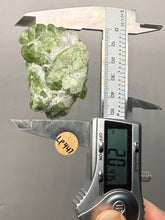 Load image into Gallery viewer, Electric Green Diopside on Quartz – Collector Mineral Specimen (Gilgit-Baltistan) Pakistan