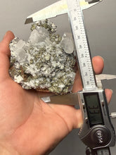 Load image into Gallery viewer, 3.5” New Find: Huanzala Mine Peru Sphalerite + Chalcopyrite + Apatite + Calcite + Quartz | Collector Display Specimen