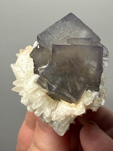 Load image into Gallery viewer, Isometric Fluorite & Scalenohedral Calcite Specimen | Pakistan Mineral Collector Display Piece