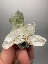 Load image into Gallery viewer, Chlorite-Included Quartz Cluster (Green Phantom Quartz) | Pakistan Mineral Specimen