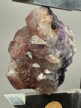 Load image into Gallery viewer, Premium Hematite-Phantom Deep Magenta Ametrine Cluster | Deccan Traps, India | Collector Mineral Specimen