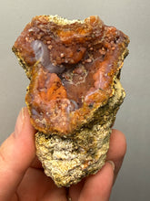 Load image into Gallery viewer, “Goblin Chalcedony” Pink & Orange Druzy Botryoidal Stalactites — Tichka Massif, High Atlas, Morocco