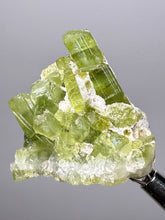 Load image into Gallery viewer, Lime Green Tourmaline on Matrix– Pegmatite Mineral Specimen from Pakistan