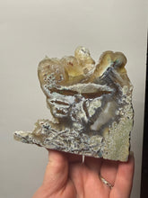 Load image into Gallery viewer, 4.5” Polished Native Copper in Chrysocolla and Botryoidal Chalcedony — Display Specimen (Indonesia)