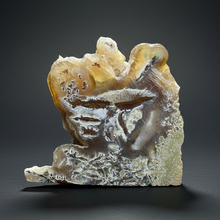 Load image into Gallery viewer, 4.5” Polished Native Copper in Chrysocolla and Botryoidal Chalcedony — Display Specimen (Indonesia)