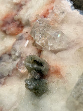 Load image into Gallery viewer, Druzy Chalcedony with Druzy Clear Apophyllite | Maharashtra, India