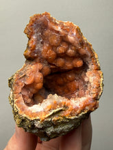 Load image into Gallery viewer, “Goblin Chalcedony” Pink & Orange Druzy Botryoidal Stalactites — Tichka Massif, High Atlas, Morocco
