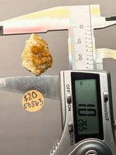 Load image into Gallery viewer, Hessonite Garnet Cluster on Matrix – Thumbnail Collector Specimen from Pakistan | High-Grade Orange-Red Garnet Crystals
