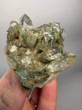 Load image into Gallery viewer, Chlorite-Included Quartz Cluster (Green Phantom Quartz) | Pakistan Mineral Specimen