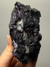 Load image into Gallery viewer, High-Grade Rare Purple-Green-Blue Cubic Fluorite | Cabinet Mineral Collector Specimen | Zhejiang Province, China