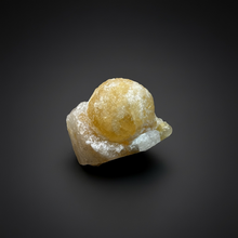 Load image into Gallery viewer, Rare Botryoidal Yellow Fluorite on Quartz Matrix Collector Mineral Specimen – Maharashtra, India