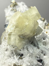 Load image into Gallery viewer, 2.7” New Find: Huanzala Mine Peru Sphalerite + Chalcopyrite + Apatite + Calcite + Quartz | Collector Display Specimen