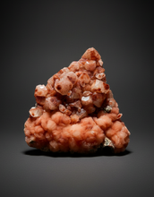 Load image into Gallery viewer, LARGE Rare Red Druzy Apophyllite with Red Stilbite Cluster | India | Collector Mineral Specimen