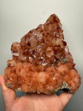Load image into Gallery viewer, LARGE Rare Red Druzy Apophyllite with Red Stilbite Cluster | India | Collector Mineral Specimen