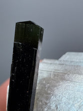 Load image into Gallery viewer, Dark Green Cap Stak Nala Tourmaline on Cleavelandite Matrix – Haramosh Mountains, Pakistan