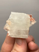 Load image into Gallery viewer, Lustrous Apophyllite over Red Heulandite (Zeolite Pocket) — Deccan Traps, Maharashtra, India