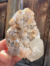 Load image into Gallery viewer, Yellow Diamond Calcite + Pearl Heulandite • Maharashtra, India