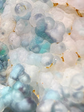 Load image into Gallery viewer, Blue-Green Chrysocolla in Botryoidal Chalcedony Cabinet Specimen | Indonesia