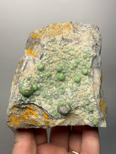 Load image into Gallery viewer, High-Grade Green Wavellite Collectors Specimen - Radiating Botryoidal Crystal Formation - Arkansas, USA