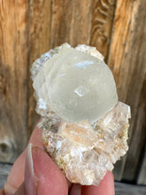 Load image into Gallery viewer, Golden Yellow Diamond Calcite with Pearl Heulandite | Premium Zeolite District Specimen (India)