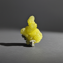 Load image into Gallery viewer, Vibrant Yellow Brucite Thumbnail Mineral Specimen | Collector Crystal from Killa Saifullah District in Balochistan Province, Pakistan