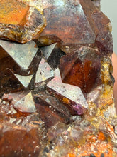 Load image into Gallery viewer, Premium Hematite-Phantom Deep Magenta Ametrine Cluster | Deccan Traps, India | Collector Mineral Specimen