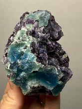 Load image into Gallery viewer, High-Grade Rare Purple-Green-Blue Cubic Fluorite | Cabinet Mineral Collector Specimen | Zhejiang Province, China