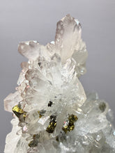 Load image into Gallery viewer, Chalcopyrite on Quartz Specimen | Borieva Mine, Madan Ore Field, Rhodope Mountains, Bulgaria