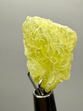 Load image into Gallery viewer, Vibrant Yellow Brucite Thumbnail Mineral Specimen | Collector Crystal from Killa Saifullah District in Balochistan Province, Pakistan