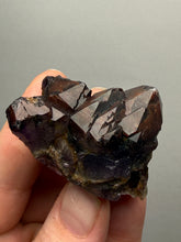 Load image into Gallery viewer, Premium Hematite-Phantom Deep Magenta Ametrine Cluster | Deccan Traps, India | Collector Mineral Specimen