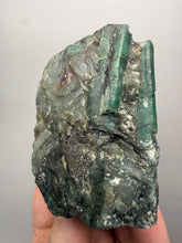 Load image into Gallery viewer, Emerald Variety Green Beryl on Matrix | Northern Bahia, Brazil | Collector Mineral Display Specimen