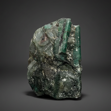 Load image into Gallery viewer, Emerald Variety Green Beryl on Matrix | Northern Bahia, Brazil | Collector Mineral Display Specimen