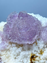 Load image into Gallery viewer, Etched Botryoidal Lavender Fluorite on Quartz Matrix Collector Mineral Specimen — Hunan, China