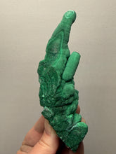 Load image into Gallery viewer, 5.5” High-Grade Malachite Stalactite “Cave” Formation | DR Congo | Mineral Collector Specimen