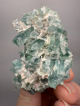 Load image into Gallery viewer, Blue Indicolite Tourmaline on Matrix – Pegmatite Mineral Specimen from Pakistan