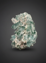 Load image into Gallery viewer, Blue Indicolite Tourmaline on Matrix – Pegmatite Mineral Specimen from Pakistan