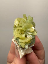 Load image into Gallery viewer, High-Grade Green Heulandite on Peach Stilbite Crystal Cluster | Deccan Traps, Maharashtra, India | Collector Mineral Specimen
