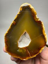 Load image into Gallery viewer, High-Grade Indonesian Sumatra Agate Pair – Vibrant Banded Chalcedony with Rich Color Zoning | Ethical Lapidary & Collector Display Specimens