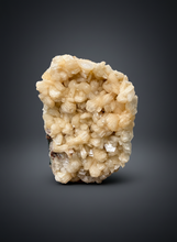 Load image into Gallery viewer, Shiny Pearl Stilbite on Druzy Red Heulandite – High-Grade Collector Mineral Specimen from India