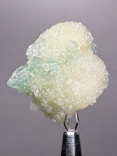 Load image into Gallery viewer, Luminous Mint Apophyllite with Glittering Druzy Sugar Quartz – India