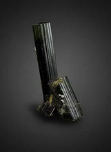 Load image into Gallery viewer, Green Cap Stak Nala Tourmaline with Cleavelandite – Haramosh Mountains, Pakistan | Thumbnail Specimen