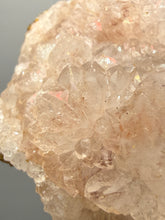 Load image into Gallery viewer, Pink & Orange Druzy Quartz Flower Plate on Matrix— Tichka Massif, High Atlas, Morocco