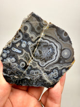 Load image into Gallery viewer, Mystical Turkish Stick & Eye Agate with Intriguing Inclusions – Great Banding and Eyes