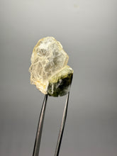 Load image into Gallery viewer, Dark Green Cap Stak Nala Tourmaline and Cleavelandite – Haramosh Mountains, Pakistan | Thumbnail Specimen