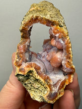 Load image into Gallery viewer, “Goblin Chalcedony” Pink & Orange Druzy Botryoidal Stalactites — Tichka Massif, High Atlas, Morocco