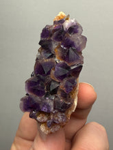 Load image into Gallery viewer, Premium Hematite-Phantom Deep Magenta Ametrine Cluster | Deccan Traps, India | Collector Mineral Specimen